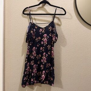 Forever 21 Floral Strappy Mini Dress